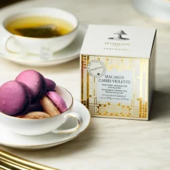 Macaron Cassis-violette en sachets, Dammann Frères