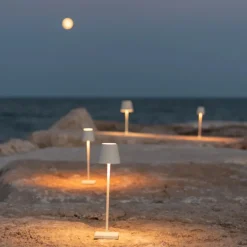 Micro lampe de table Poldina Blanc, Zafferano