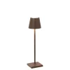 Micro lampe de table Poldina Corten, Zafferano