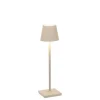 Micro lampe de table Poldina Sand, Zafferano