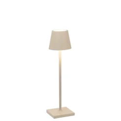 Micro lampe de table Poldina Sand, Zafferano
