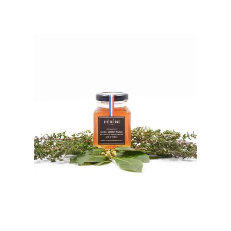 Miel Montagne aux Huiles Essentielles de Thym 125 g, Hédène