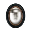 Miroir convexe ovale perle 24 x 19 cm, Emdé
