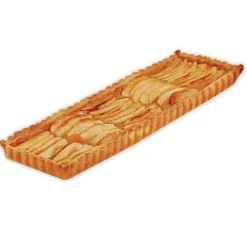 Moule à tarte maison rectangle cannelé en Fer blanc, Gobel