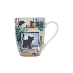 Mug 34 cl Bug Art Chaton Ordi, Kiub