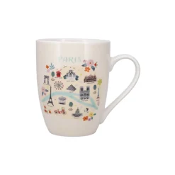 Mug 34cl Paris Je T'adore Plans, Kiub