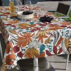 Nappe enduite Burnt Orange Lombok, Sud Etoffe