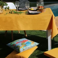 Nappe enduite Tournesol Frejus, Sud Etoffe