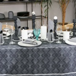 Nappe Réveillon Caviar, Sud Etoffe