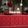 Nappe Réveillon Rouge, Sud Etoffe