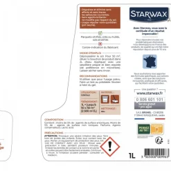 Nettoyant concentré parquet & sols stratifiés, Starwax