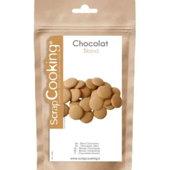 Palets de chocolat Blond 190g, Scrapcooking