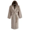 Peignoir à capuche uni Boxer Sable, Sensei