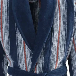 Peignoir col châle velours Rio Denim, Sensei