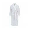 Peignoir de bain mixte col châle Blanc Sensoft, Sensei