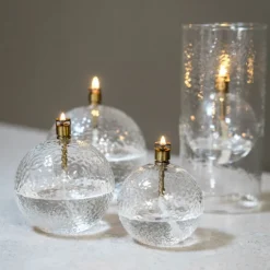 Photophore Sphère Martelé Laiton, Peri Living