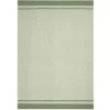Plaid en laine recyclée Stripe Green, Biederlack