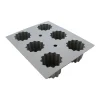 Plaque 6 cannelés Elastomoule, De Buyer
