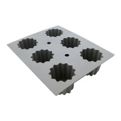 Plaque 6 cannelés Elastomoule, De Buyer