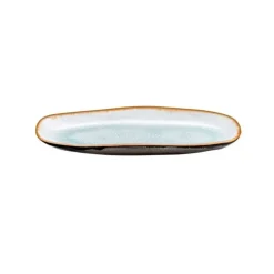 Plat ovale PM Shadow Aqua, Médard de Noblat