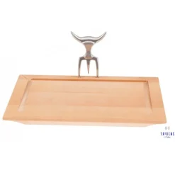 Plateau de découpe en bois de hêtre, Tridens