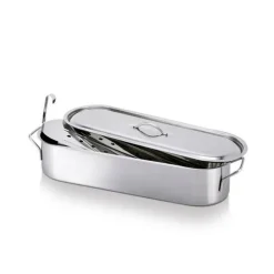 Poissonnière inox avec grille 50 cm, Beka