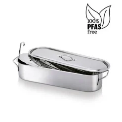 Poissonnière inox avec grille 50 cm, Beka