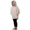Poncho polaire pour enfant à capuche Ginger Pétale, Sensei