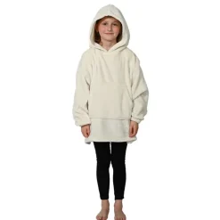 Poncho polaire pour enfant à capuche Ginger Neige, Sensei