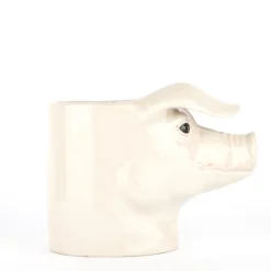 Pot à crayon Cochon, Quail Ceramics UK