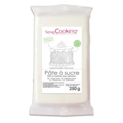 Pâte à sucre blanche parfumée à la vanille, ScrapCooking