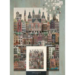 Puzzle 1000 pièces Amsterdam, Martin Schwartz