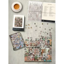Puzzle 1000 pièces Amsterdam, Martin Schwartz