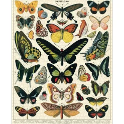 Puzzle 1000 pièces Papillons, Cavallini & Co