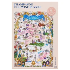 Puzzle de 1000 pièces Champagne, Water & Wine