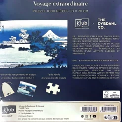 Puzzle de 1000 pièces Mont Fuji en Hiver, Kiub