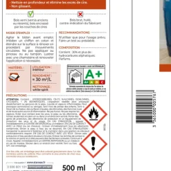 Rénovateur bois cirés et vernis pour mobilier intérieur, Starwax