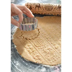 Rouleau empreinte bois Xmas, ScrapCooking