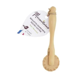 Roulette coupe-pâte en buis, Mirontaine
