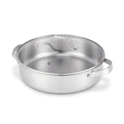 Sauteuse 2 anses avec couvercle en verre 28cm Cicla, Beka