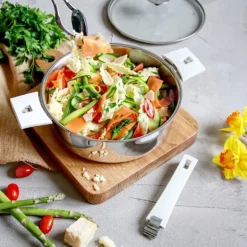 Sauteuse 32cm amovible inox Mutine, Cristel