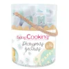 Seau 36 découpoirs éjecteurs chiffres et lettres, Scrapcooking