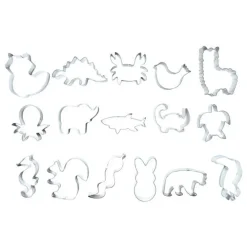 Seau 16 emporte-pièces Animaux, Scrapcooking