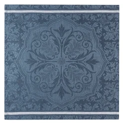 Serviette de table Armoiries Lin Céruléen, Le Jacquard Français