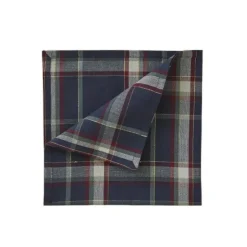 Serviette de table Lueur d'Hiver Carreaux, Sylvie Thiriez