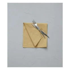 Serviette de table Prélude Jaune Doré, Sylvie Thiriez