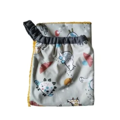 Serviette élastiquée Petit Dino, Les Petits Pinpins