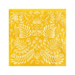 Serviettes en papier Amazonia Jaune, Françoise PAVIOT