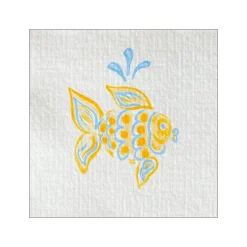 Serviettes en papier pm Poisson Ange, Françoise PAVIOT