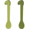 Set 2 cuillères silicone Mr Dino, Trixie